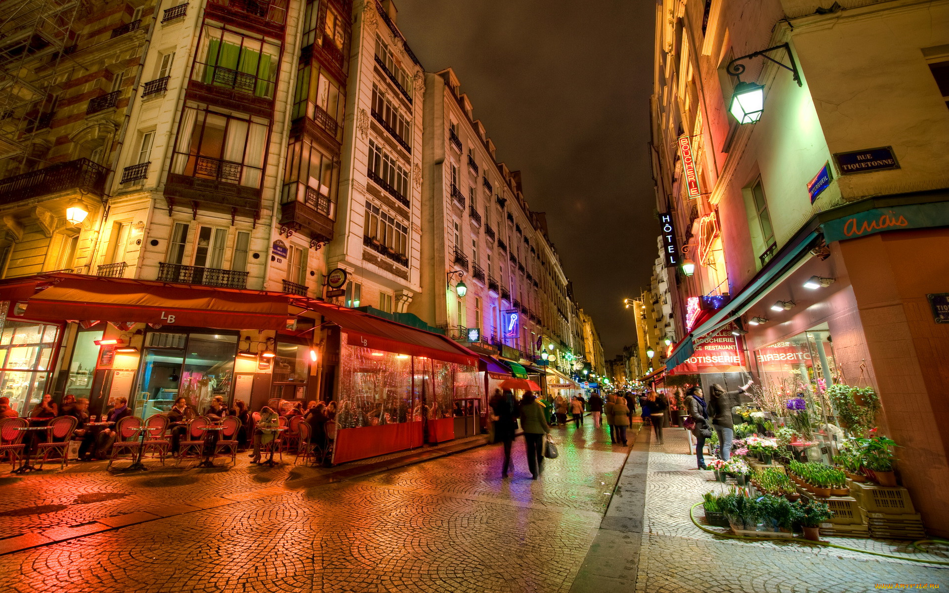night, paris, france, , , , , , 